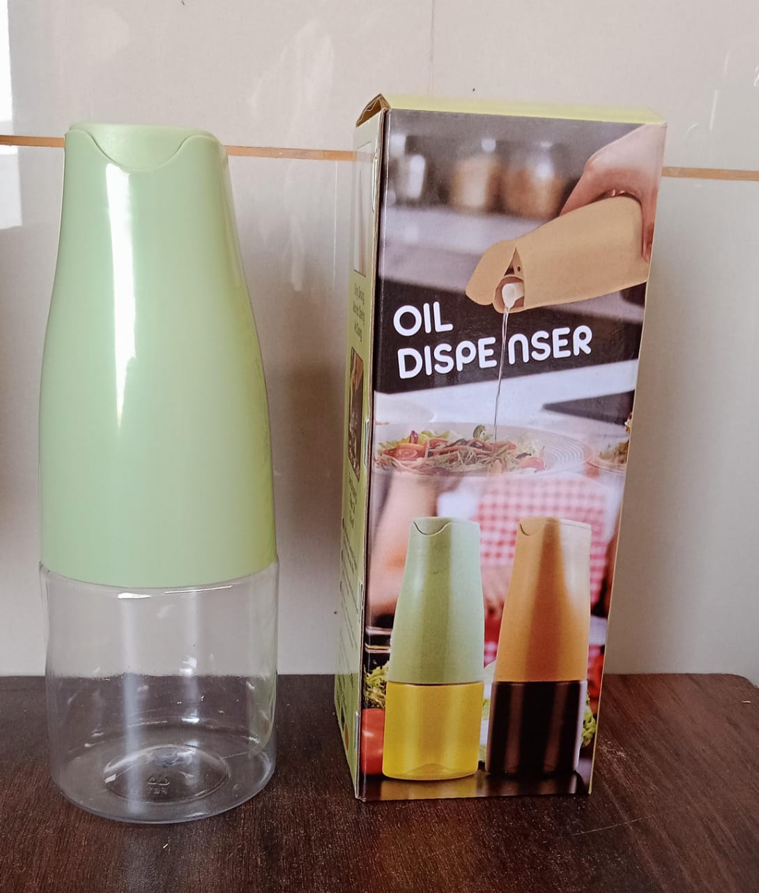 Oil Dispenser 500ml β Auto Open Lid, Non-Drip Bottle | Own Hydrate